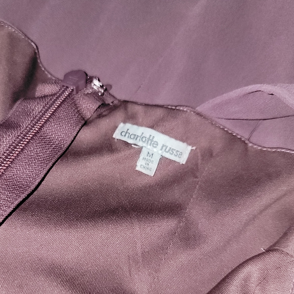 Charlotte Russe EUC Lavender Formal Fit & Flare Mini Dress - WOMEN'S SM - JR MED - Picture 7 of 8